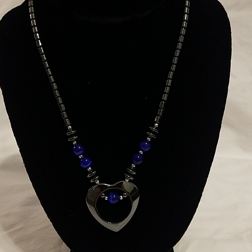 Hematite Beaded Necklace